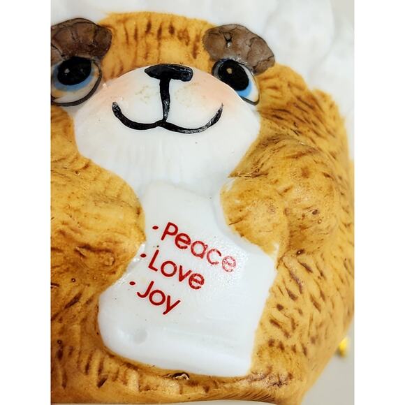 Jasco Christmas Bell Chimer Ornament 2 1/2" Little Something 70s Santa Hat Vtg - Picture 12 of 14